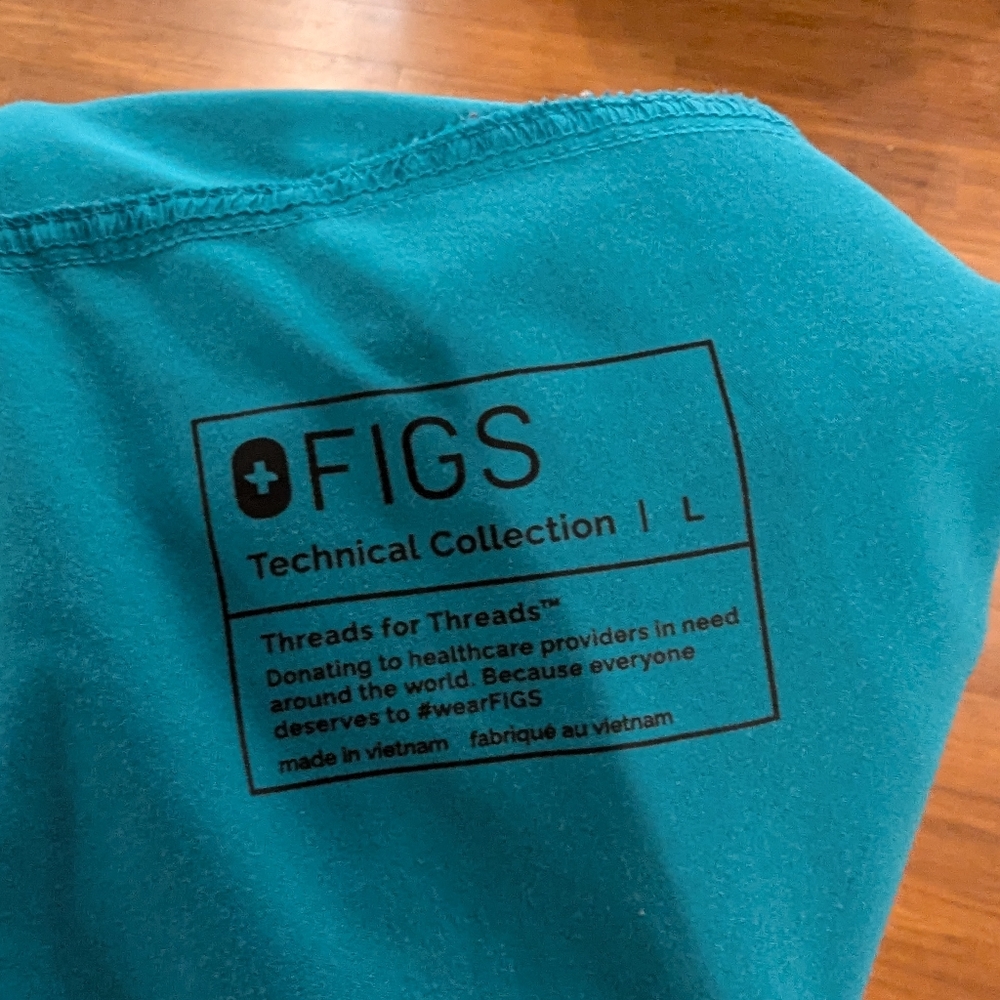 Turquoise Blue Kade Figs Bottoms
